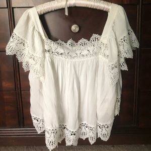 Bebe Off Shoulders Top